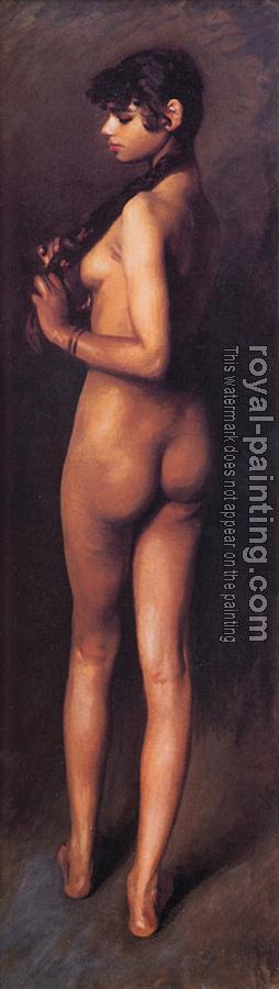 John Singer Sargent : Nude Egyptian Girl